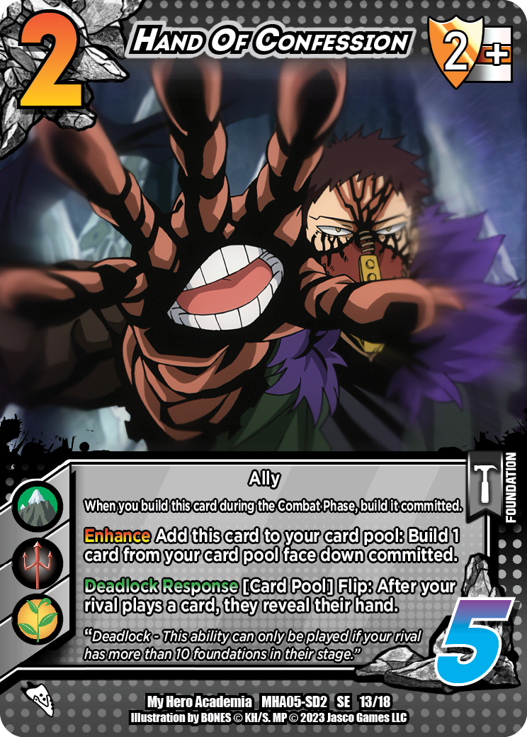 UVS05 Clash Decks | 031 Hand Of Confession