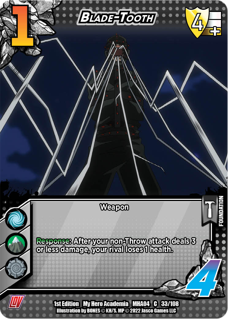 UVS04 League of Villains | 033 Blade-Tooth