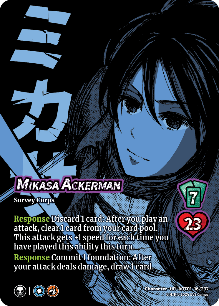 AOT01 | 0016 Mikasa Ackerman CH UR