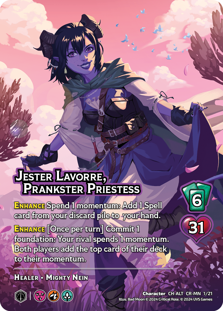 CR-MN | 001 Jester Lavorre Prankster Priestess ALT