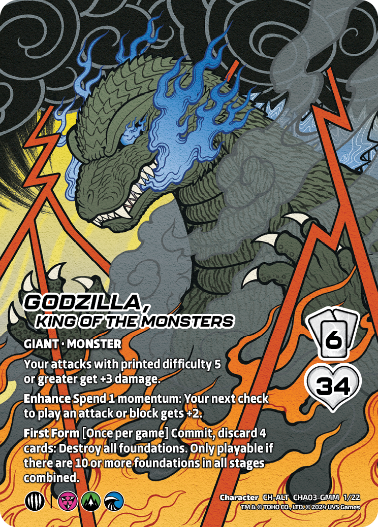 CHA03-GMM | 001 Godzilla King Of The Monsters ALT
