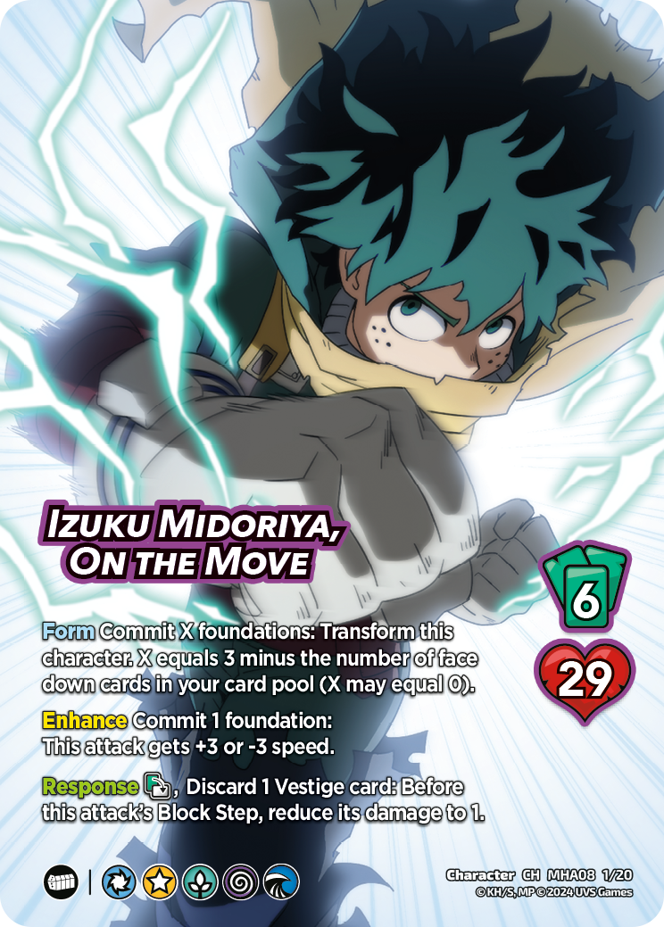 MHA08 | 001a Izuku Midoriya On The Move CH
