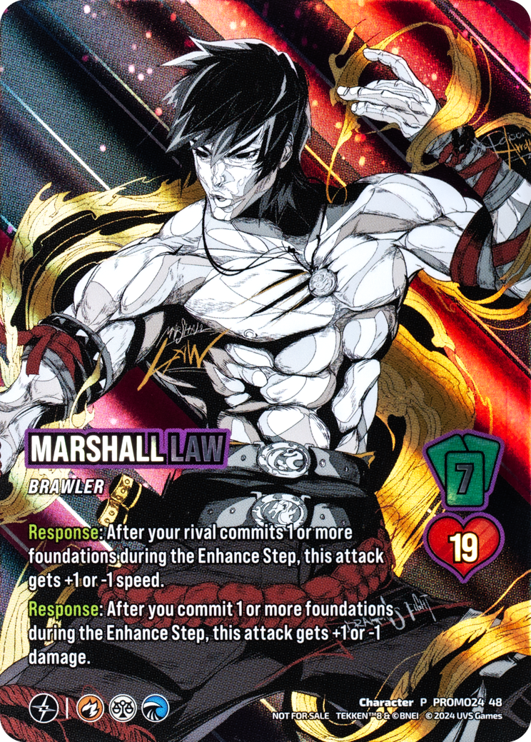 tekken 8 law promo card