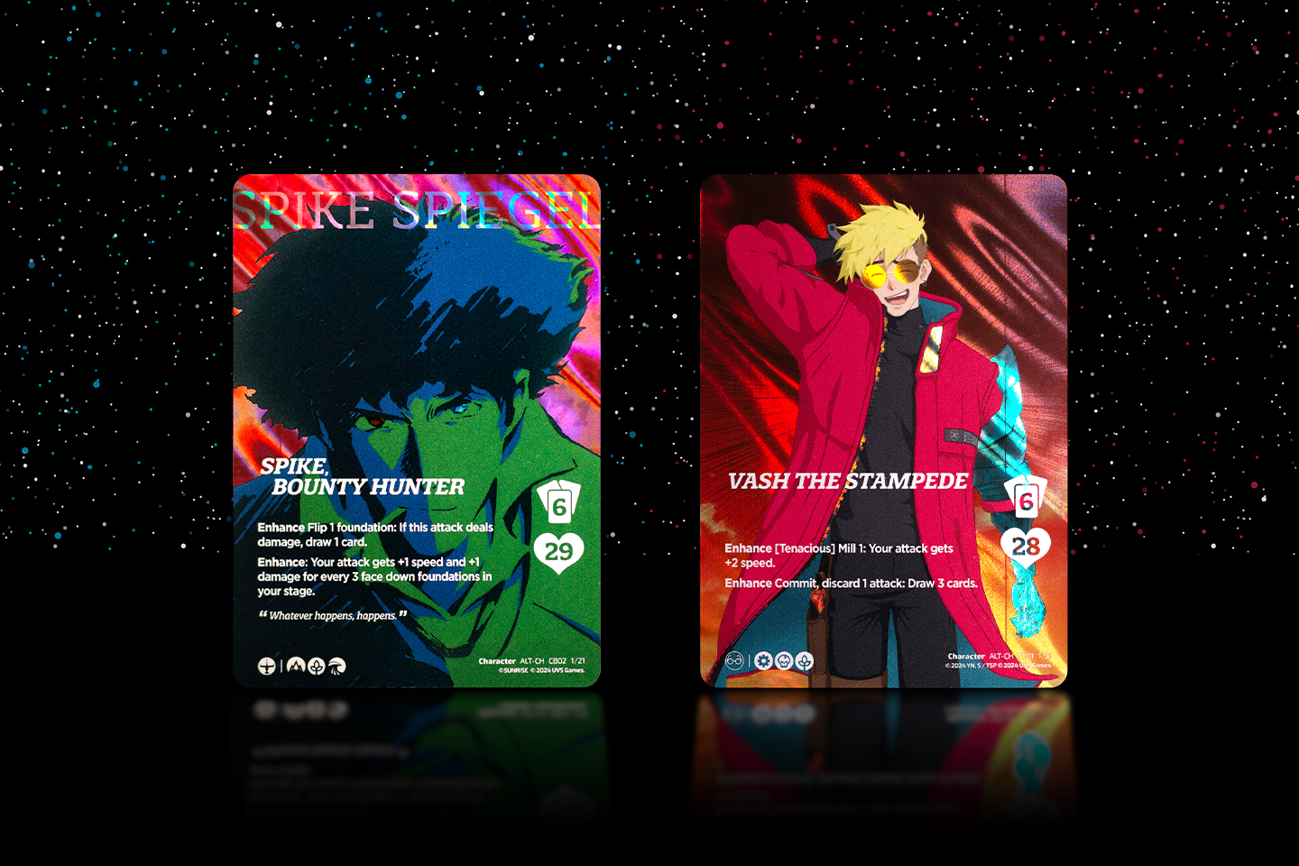 SpaceCowboys FoilCards Vash-Spike-Alt Content@2x
