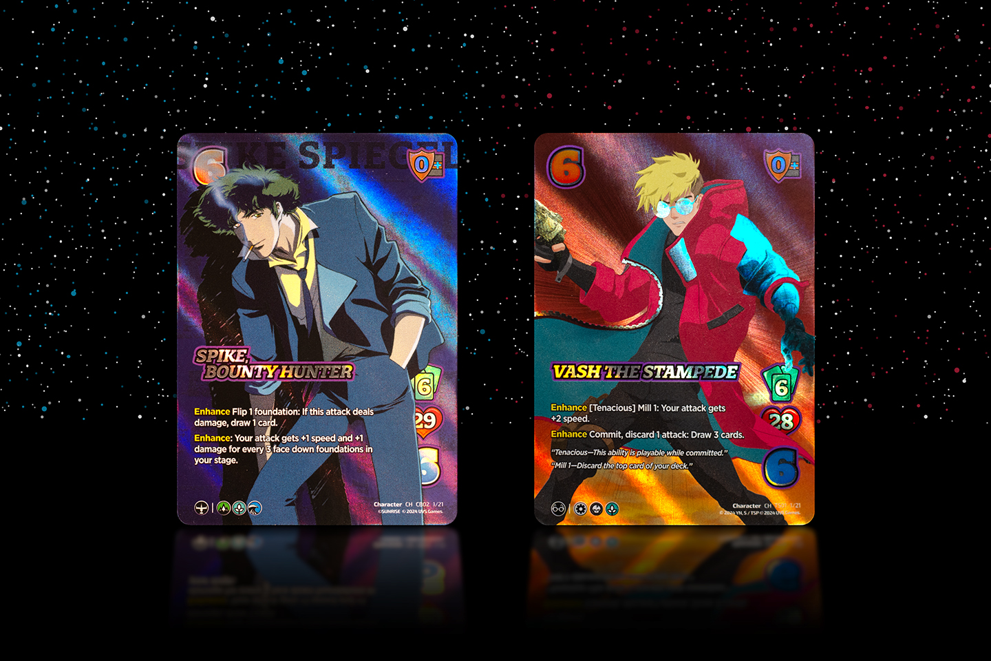 SpaceCowboys FoilCards Vash-Spike Content@2x