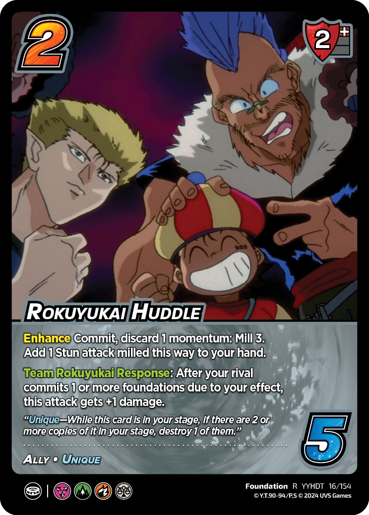 DT Yu Yu Hakusho | 016 Rokuyukai Huddle