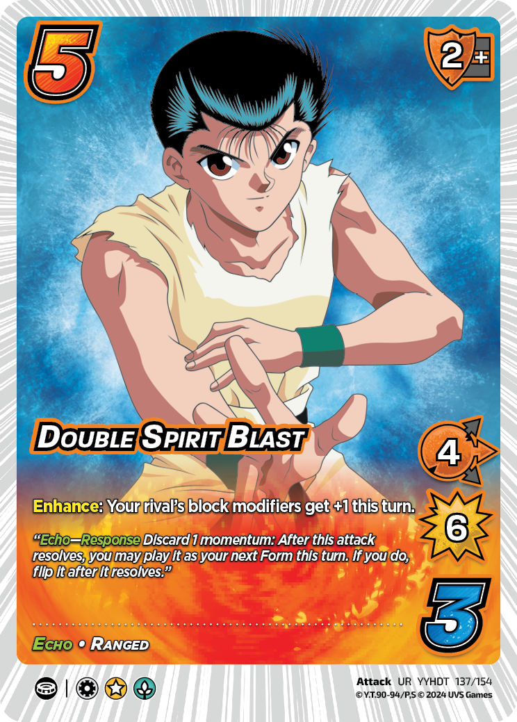 DT Yu Yu Hakusho | 137 Double Spirit Blast